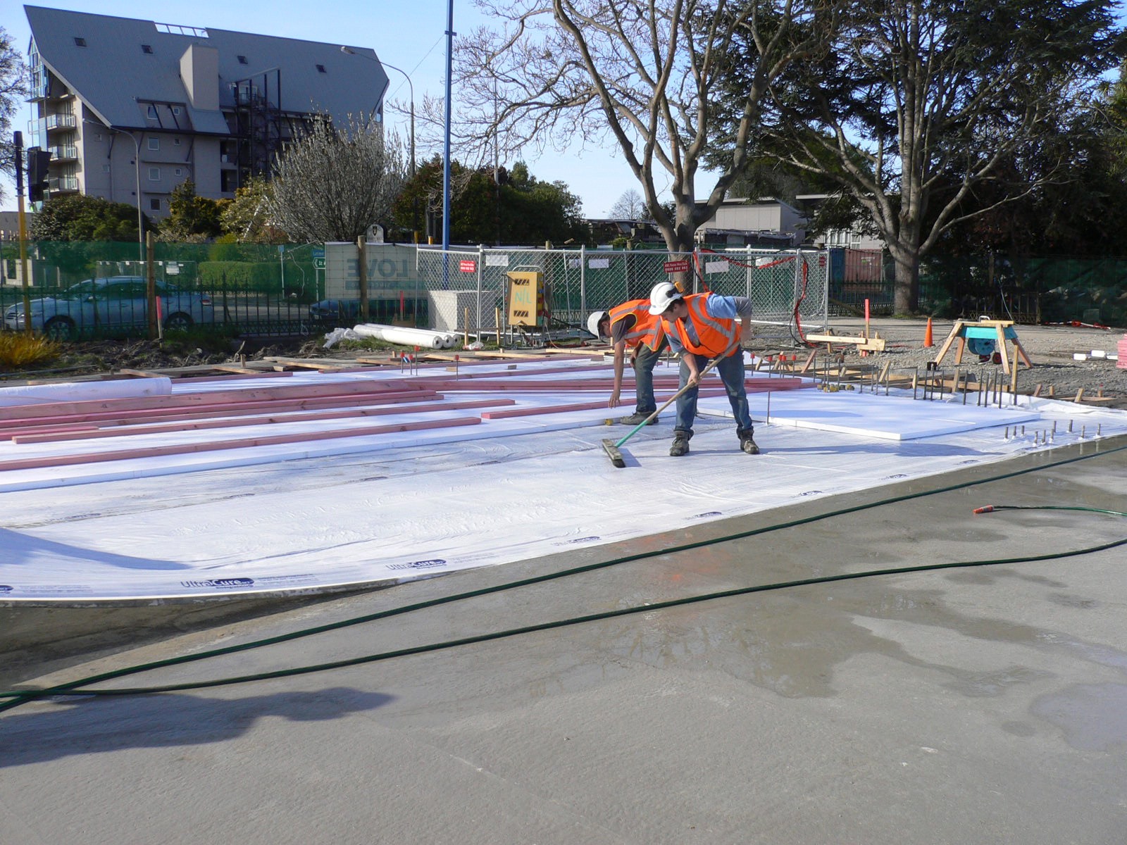 Wet Curing Concrete Floors Canzac